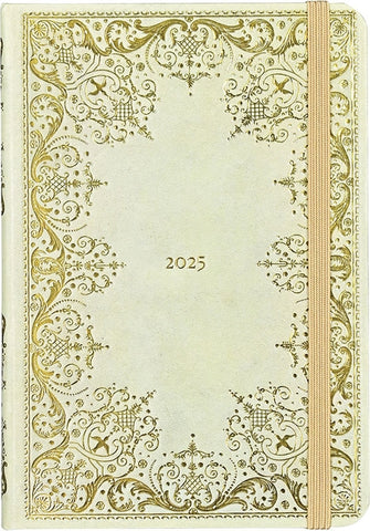 2025 Gilded Ivory Weekly Planner (16 Months, Sept 2024 to Dec 2025) by Peter Pauper Press Inc