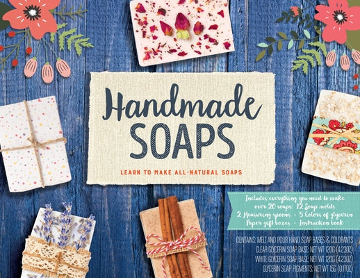 Handmade Soaps Kit: Learn to Make All-Natural Soaps - Includes Everything You Need to Make Over 20 Soaps: 12 Soap Molds, 2 Measuring Spoon by Cox, Janice