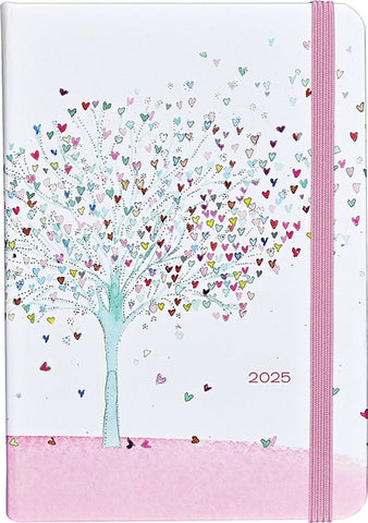 2025 Tree of Hearts Weekly Planner (16 Months, Sept 2024 to Dec 2025) by Gregory, Nicola