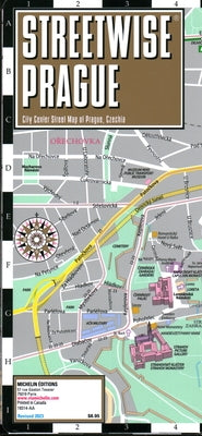 Streetwise Prague Map - Laminated City Center Street Map of Prague, Czech-Republic by Michelin