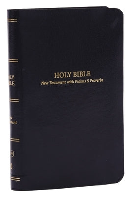 Kjv, Pocket New Testament with Psalms and Proverbs, Black Leatherflex, Red Letter, Comfort Print by Thomas Nelson