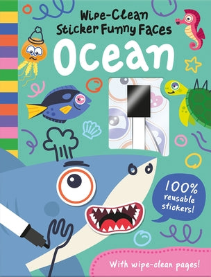 Wipe-Clean Sticker Funny Faces Ocean by Abbott, Rob