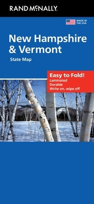 Rand McNally Easy to Fold: New Hampshire, Vermont Laminated Map by Rand McNally