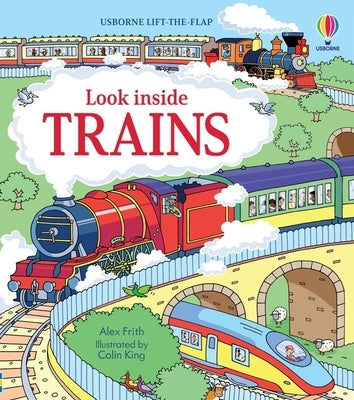 Look Inside Trains by Frith, Alex