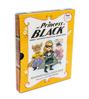 The Princess in Black: Three Monster-Battling Adventures: Books 4-6 (Box Set of Early Chapter Books about Funny Hero Adventures) by Hale, Shannon