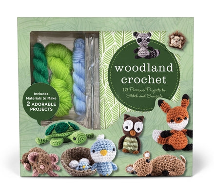 Woodland Crochet Kit: 12 Precious Projects to Stitch and Snuggle - Includes Materials to Make 2 Adorable Projects by Rask, Kristen