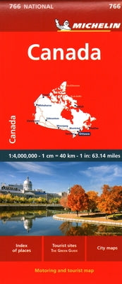 Canada Map 766 by Michelin