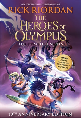Heroes of Olympus Paperback Boxed Set, The-10th Anniversary Edition [With Poster] by Riordan, Rick