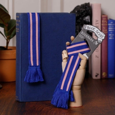 Book Scarf Bookmark - Blue & Pink by If USA