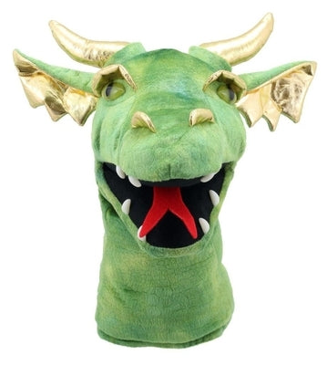 Large Head Dragon (Green) Hand Puppet: Dragon (Green) by The Puppet Company Ltd