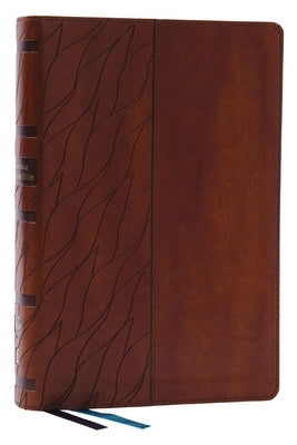 Encountering God Study Bible: Insights from Blackaby Ministries on Living Our Faith (Nkjv, Brown Leathersoft, Red Letter, Comfort Print, Thumb Indexed by Blackaby, Henry