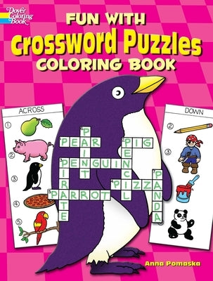Fun with Crossword Puzzles Coloring Book by Pomaska, Anna