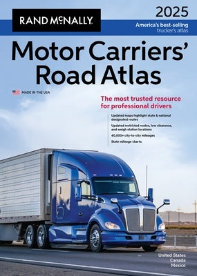 Rand McNally 2025 Motor Carriers Road Atlas by Rand McNally