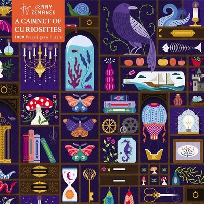 Adult Jigsaw Puzzle: Jenny Zemanek: A Cabinet of Curiosities: 1000-Piece Jigsaw Puzzles by Flame Tree Studio