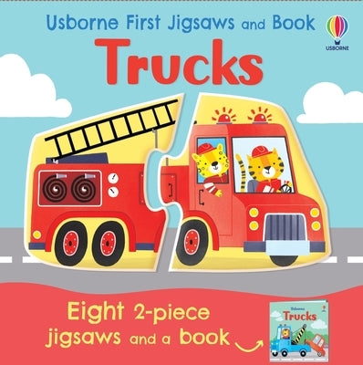 Usborne First Jigsaws and Book: Trucks by Wheatley, Abigail