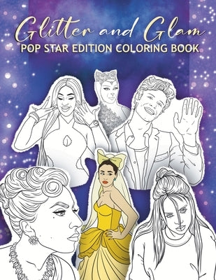 Glitter and Glam Pop Star Edition Coloring Book by Publishing, Bloom