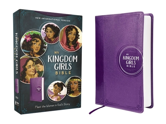 Niv, Kingdom Girls Bible, Full Color, Leathersoft, Purple, Comfort Print: Meet the Women in God's Story by Syswerda, Jean E.