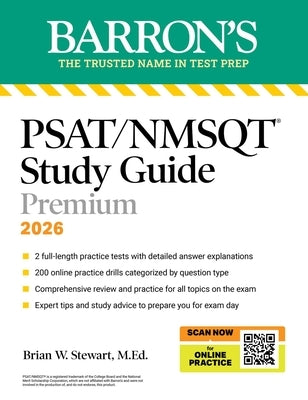Psat/NMSQT Study Guide Premium, 2026: 2 Practice Tests + Comprehensive Review+ 200 Online Drills by Barron's Educational Series