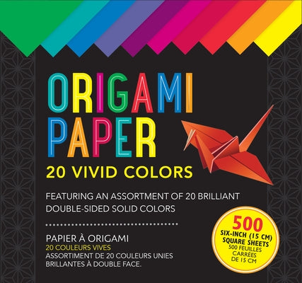 Origami Paper 20 Vivid Colors by Peter Pauper Press