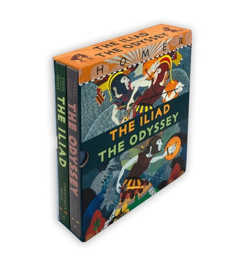 The Iliad/The Odyssey Boxed Set: (Two Illustrated Epic Retellings of Homer's Greek Myths Featuring Gods, Heroes, Battles, and Legendary Journeys for Y by Cross, Gillian