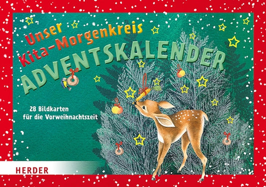 Unser Kita-Morgenkreis Adventskalender: 28 Bildkarten Fur Die Vorweihnachtszeit by Blasius, Jutta