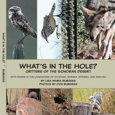 What's in the hole? Critters of the Sonoran Desert: with names in the languages of O'odham, Science, Spanish, and English by Burgess, Lisa Maria