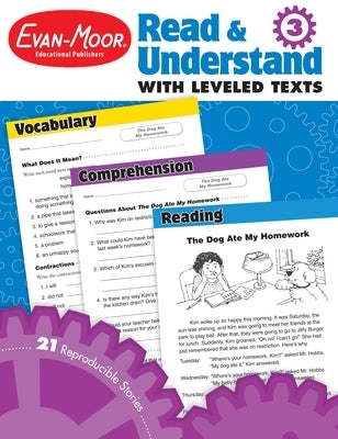 Read and Understand with Leveled Texts, Grade 3 Teacher Resource by Evan-Moor Educational Publishers