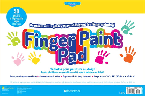 Studio Series Junior Finger Paint Pad (50 Sheets) by 