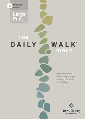 The Daily Walk Bible Large Print Nlt, Filament Enabled (Softcover) by Tyndale