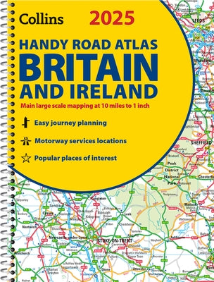 2025 Collins Handy Road Atlas Britain and Ireland: A5 Spiral by Collins