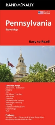 Rand McNally Easy to Read: Pennsylvania State Map by Rand McNally