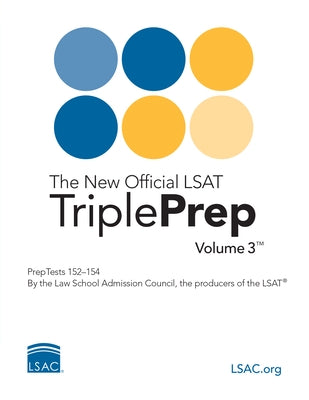 The New Official LSAT Tripleprep Volume 3 by Admission Council, Law School