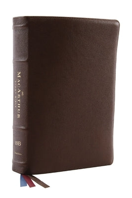 Lsb MacArthur Study Bible 2nd Edition: Unleashing God's Truth One Verse at a Time (Brown Premium Goatskin Leather, Comfort Print) by MacArthur, John F.