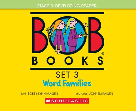 Bob Books - Word Families Hardcover Bind-Up Phonics, Ages 4 and Up, Kindergarten, First Grade (Stage 3: Developing Reader) by Maslen, Bobby Lynn