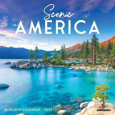 Scenic America 2025 7 X 7 Mini Wall Calendar by Willow Creek Press