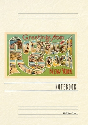 Vintage Lined Notebook Greetings from Rockaway Beach, New York by Found Image Press