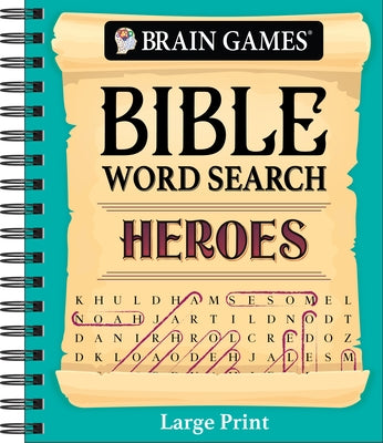 Brain Games - Bible Word Search: Heroes - Large Print by Publications International Ltd