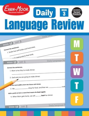 Daily Language Review, Grade 3 Teacher Edition by Evan-Moor Educational Publishers
