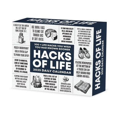 Hacks of Life 2025 6.2 X 5.4 Box Calendar by Willow Creek Press