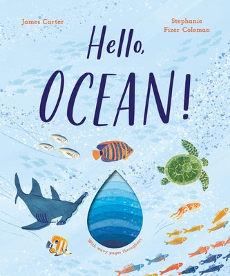 Hello, Ocean!: With Wavy Pages Throughout by Carter, James
