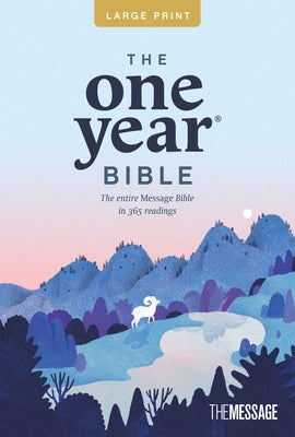 The One Year Bible the Message, Large Print Thinline Edition (Softcover) by Peterson, Eugene H.