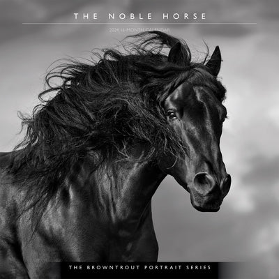 Horse, the Noble, the Browntrout Portrait Series 2024 Square by Browntrout