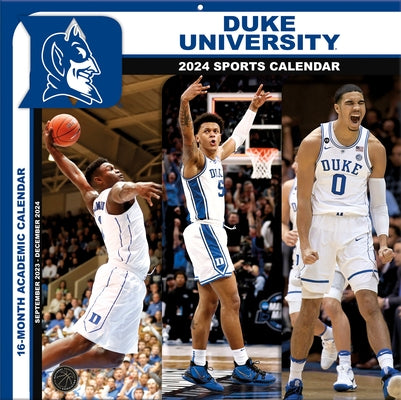 Duke Blue Devils 2024 12x12 Team Wall Calendar by Turner Sports