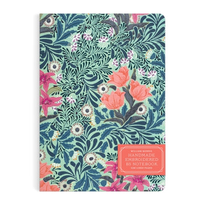 William Morris Bower Handmade Embroidered B5 Journal by Galison