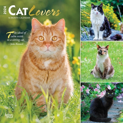 Cat Lovers 2024 Square Foil by Browntrout