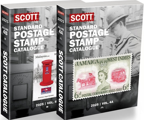 2025 Scott Stamp Postage Catalogue Volume 4: Cover Countries J-M (2 Copy Set): Scott Stamp Postage Catalogue Volume 4: Countries J-M by Bigalke, Jay
