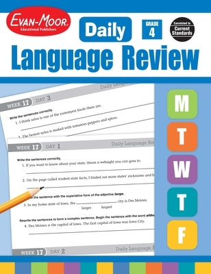 Daily Language Review, Grade 4 Teacher Edition by Evan-Moor Educational Publishers
