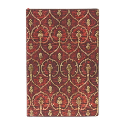 Paperblanks Red Velvet Softcover Flexi Mini Lined Elastic Band Closure 208 Pg 80 GSM by Paperblanks