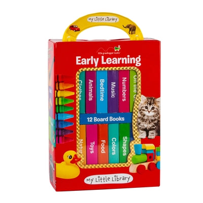 My Little Library: Early Learning - First Words (12 Board Books) by Little Grasshopper Books