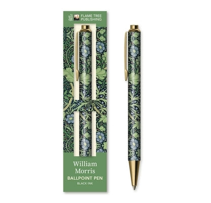 William Morris: Seaweed Boxed Decorative Ballpoint Pen by Flame Tree Studio